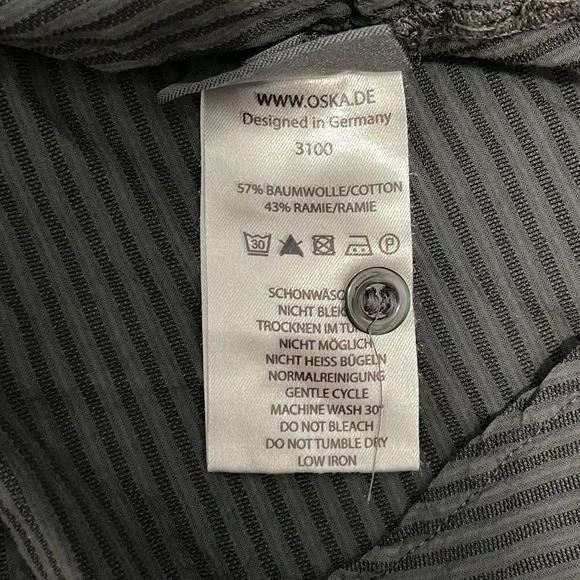 OSKA | Grey Oversized Long Sleeve Button Down Tunic Top - Picture 7 of 13